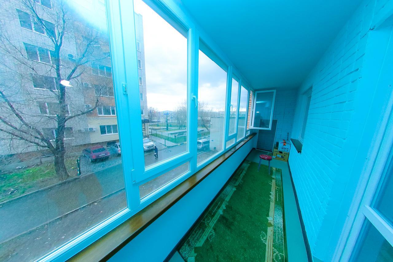 Apart On Slavskogo 14 Ustʼ-Kamenogorsk Dış mekan fotoğraf